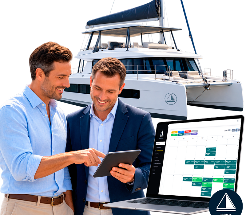 Profit yacht owners management catamaran platform